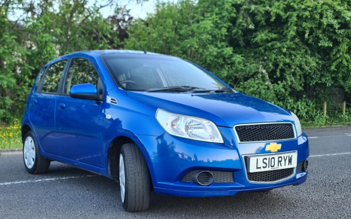 Blue Chevrolet Aveo LS 200 AAT Motors Glasgow
